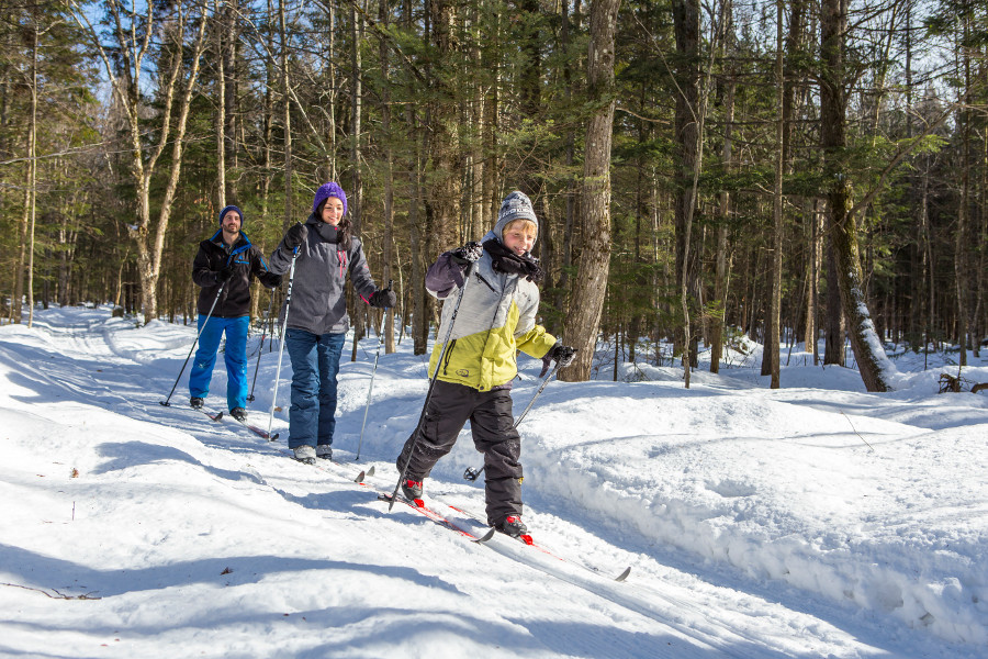 Jouvence Famille Hiver Ski De Fond